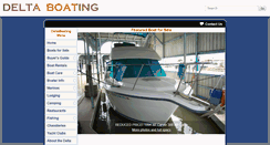 Desktop Screenshot of deltaboating.com